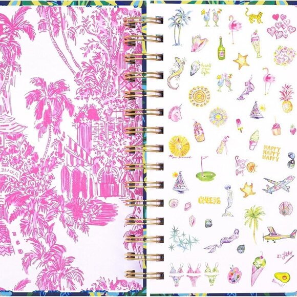 Lilly Pulitzer Medium Planner 2025 Weekly & Monthly Agenda 5"x8.25" New - Picture 3 of 3